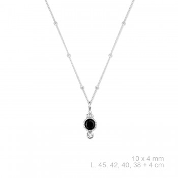 Silver Necklaces with Cubic...