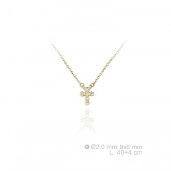 Silver Necklaces with Cubic...