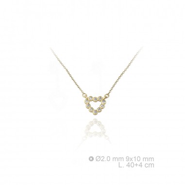 Silver Necklaces with Cubic Zirconium