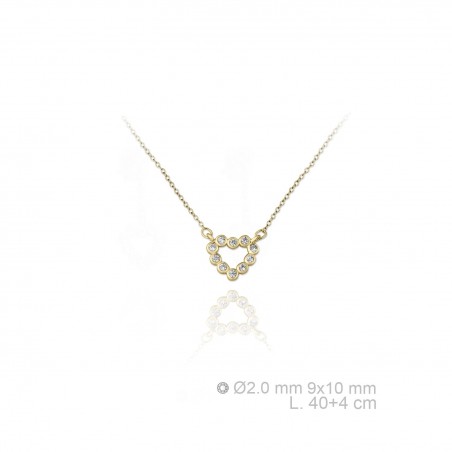 Silver Necklaces with Cubic Zirconium