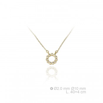 Silver Necklaces with Cubic...