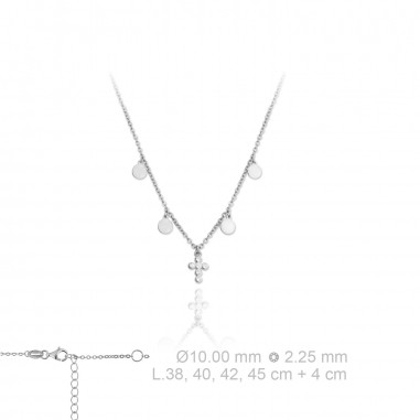 Silver Necklaces with Cubic Zirconium
