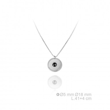 Silver Necklaces with Cubic Zirconium 