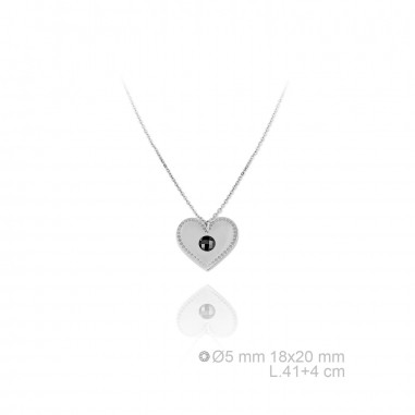 Silver Necklaces with Cubic Zirconium 