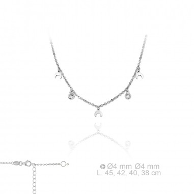 Gargantilla Lunas/Zirc Esencial