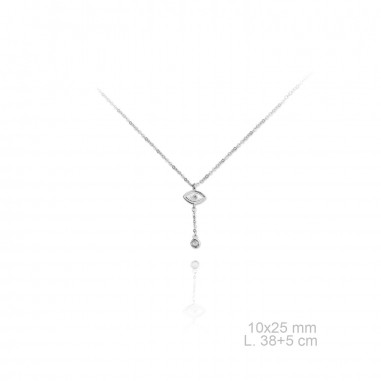 Silver Necklaces with Cubic Zirconium