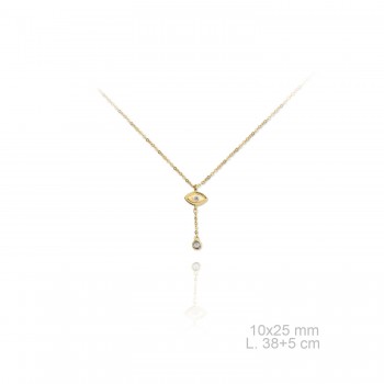 Silver Necklaces with Cubic...