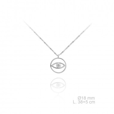 Gargantilla Ojo Zirc. Colecc. Luz