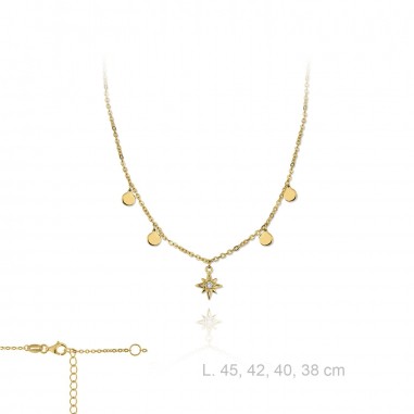 Silver Necklaces with Cubic Zirconium 