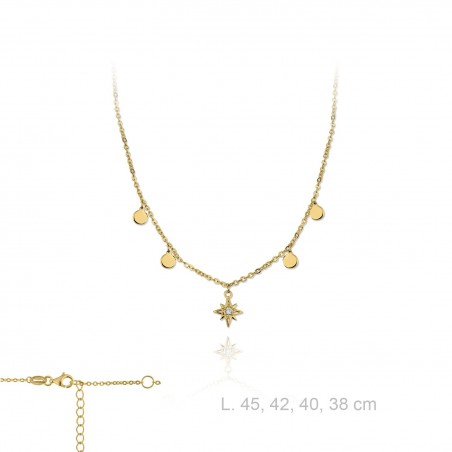 Gargantilla Motivos Colecc.Polar Dorada