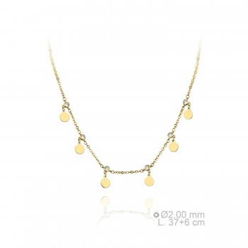 Silver Necklaces with Cubic...