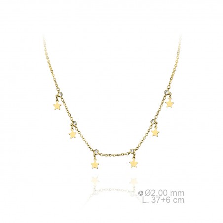 Silver Necklaces with Cubic Zirconium 