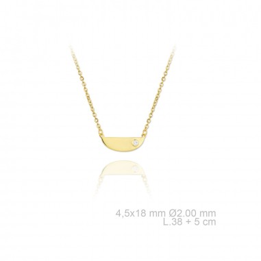 Silver Necklaces with Cubic Zirconium 