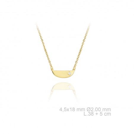 Silver Necklaces with Cubic Zirconium 