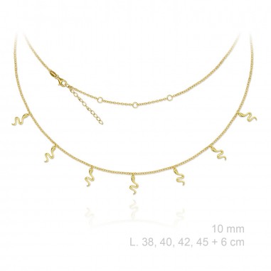 Silver Necklaces with Cubic Zirconium