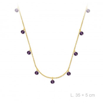 Silver Necklaces with Cubic...