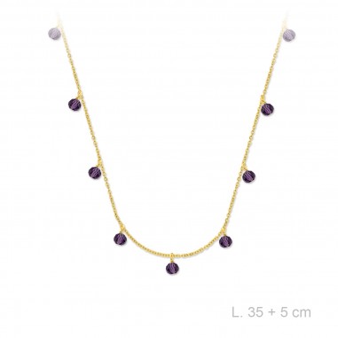 Silver Necklaces with Cubic Zirconium 