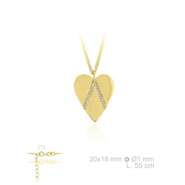 Silver Necklaces with Cubic Zirconium 