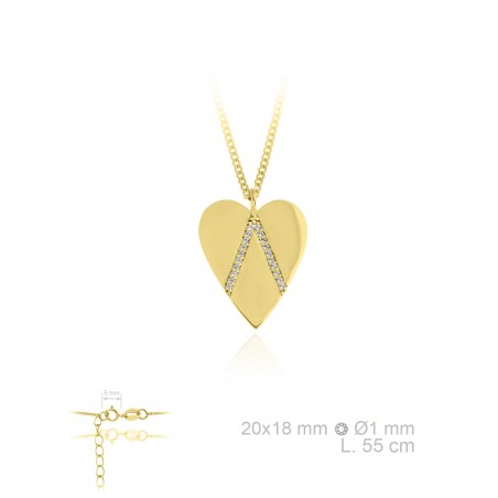 Silver Necklaces with Cubic Zirconium 