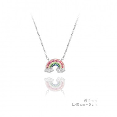 Silver Necklaces with Cubic Zirconium