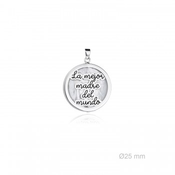 Silver Pendants with Mother...