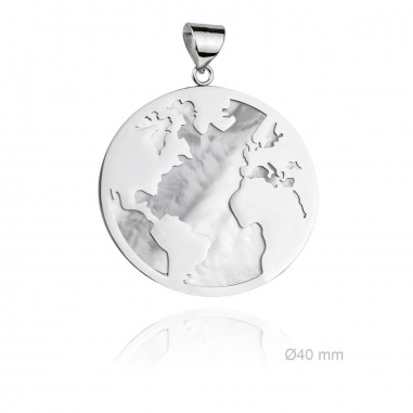 Silver Pendants with Mother of Pearls 