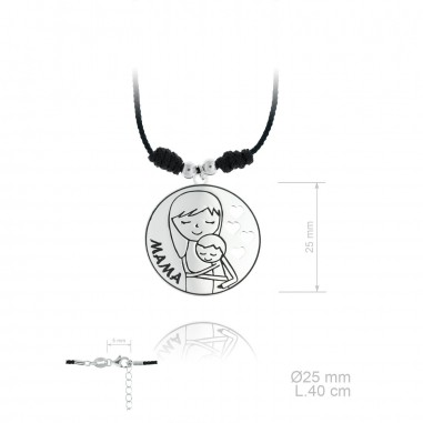 Gargantilla hilo Mamá abrazo