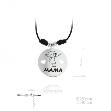 Gargantilla corazones Mamá 