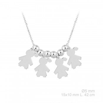 Gargantilla de Plata de Ley 