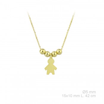 Gargantilla Niño Dorada