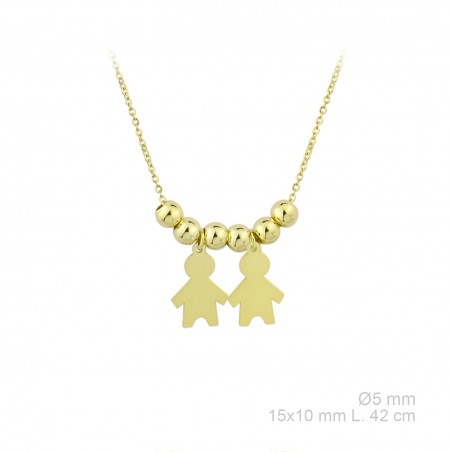 Gargantilla Niño-niño Dorada