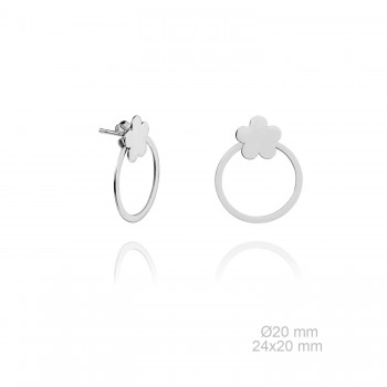 Pendientes Aro Flor