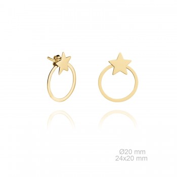 Pendientes Aro Estrella...
