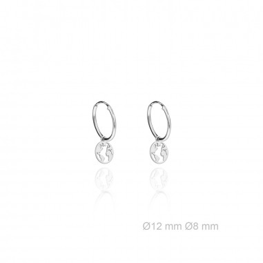Boucles d'oreilles en Argent