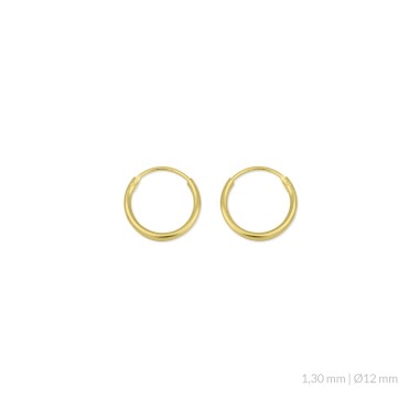 Silver Earrings | Ø12 mm