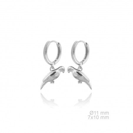 Pendientes Aro ANIMALS Loro
