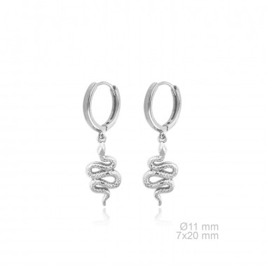 Pendientes Aro ANIMALS Serpiente 