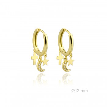 Boucles d'oreilles Argent...