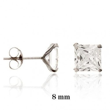 Silver Earrings with Cubir Zirconium