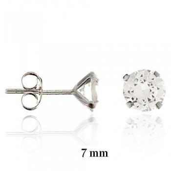Pendientes Zirconita Garra 7mm