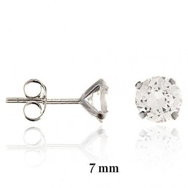 Silver Earrings with Cubir Zirconium