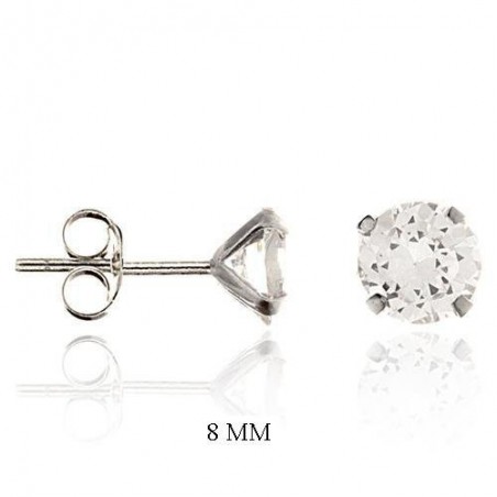 Silver Earrings with Cubir Zirconium