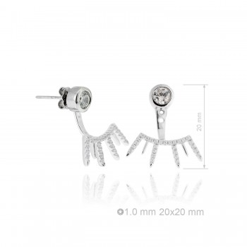 Boucles d'oreilles en Argent