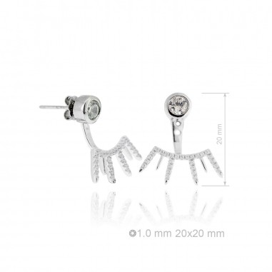 Pendientes con Zirconitas