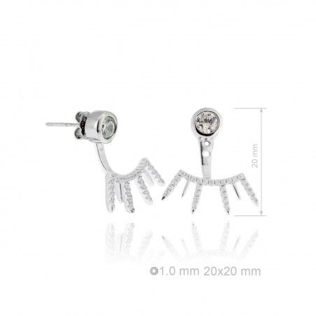 Pendientes con Zirconitas