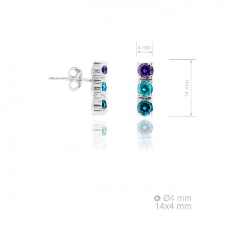 Boucles d'oreilles en Argent