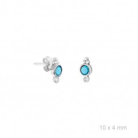 Pendientes Destello Azul 