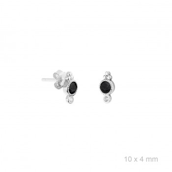 Pendientes Destello Negro