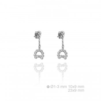 Boucles d'oreilles Zircons