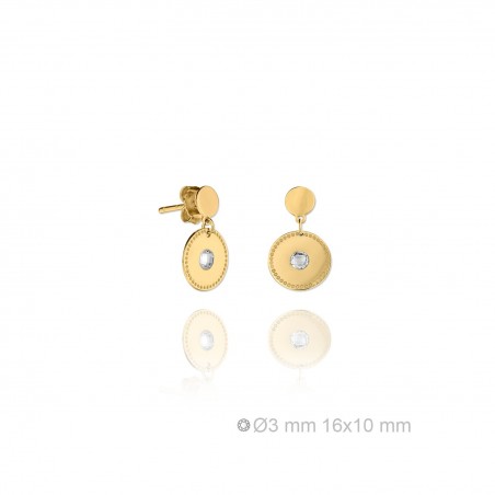 Boucles d'oreilles en Argent